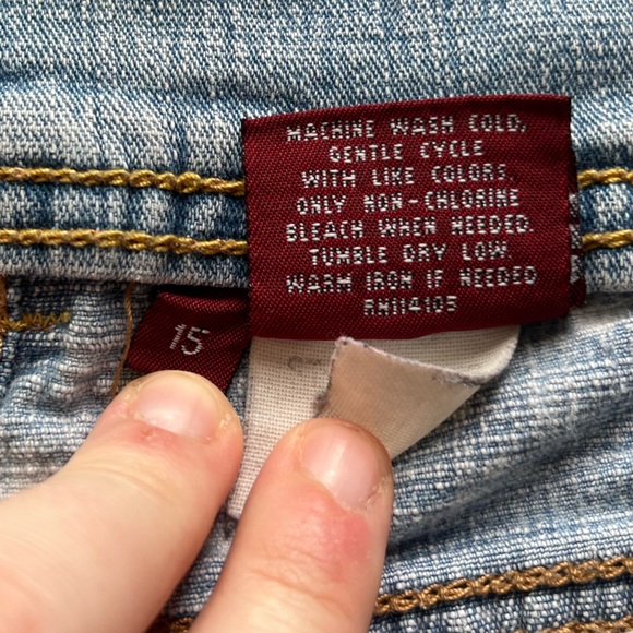 BONGO Prefaded Jean Shorts - Picture 8 of 11